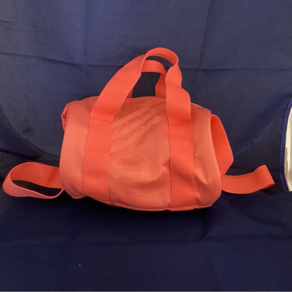 Fluo Pink Bright Adidas Mini Duffle Nylon Bag - Picture 2 of 13